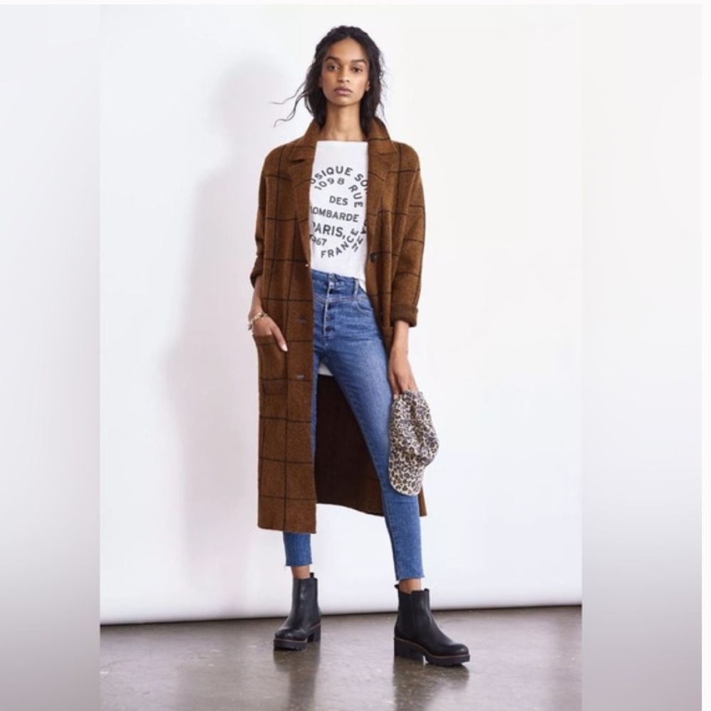 Saltwater Luxe Plaid Sweater Jacket